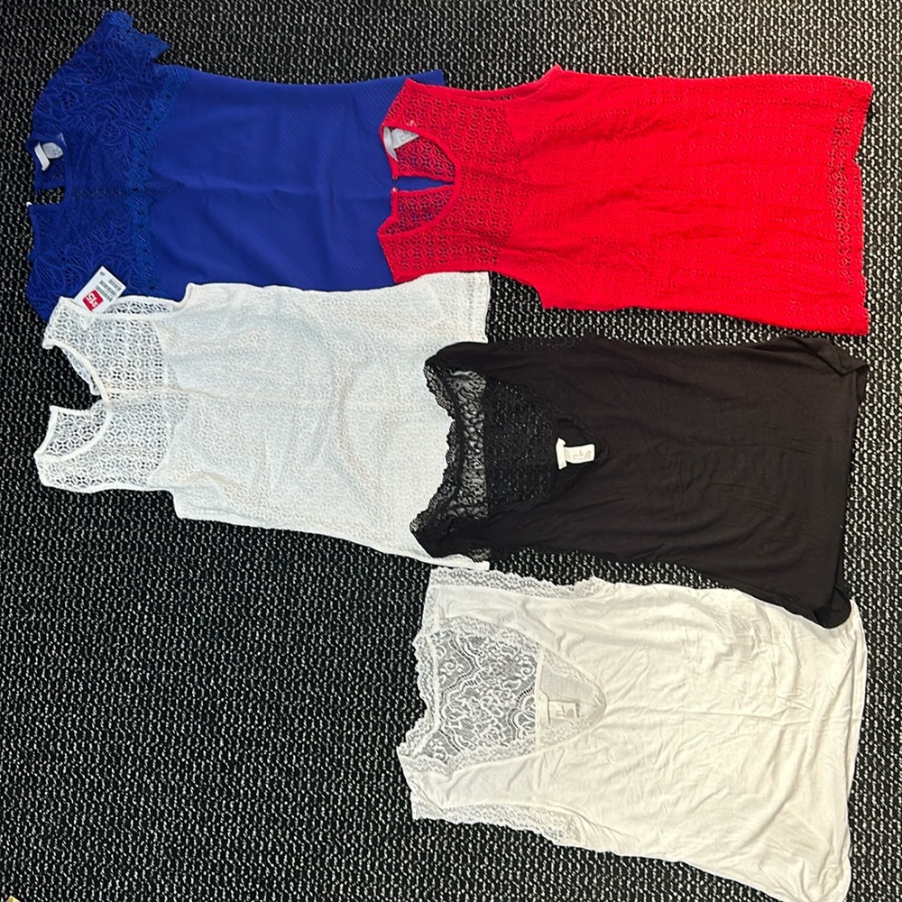 Bundle - 5 H&M tops - great for work/under suit jackets/cardigans/etc.